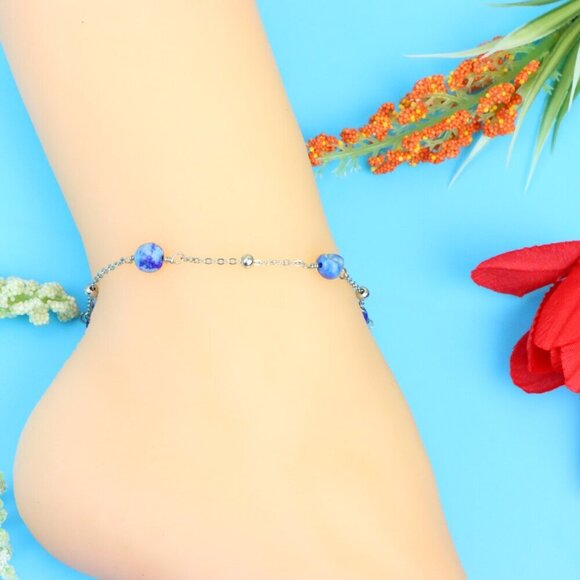 Elegant Handmade Anklet – Perfect for Women & Girls | Ideal Gift Option, DYC1676 - Picture 4 of 7
